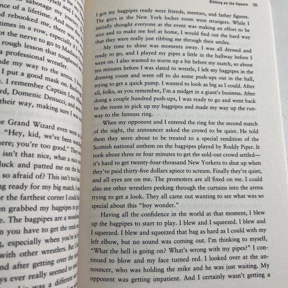 In the Pit with Piper Rowdy Roddy Piper Biography Paperback Book New - Picture 11 of 12